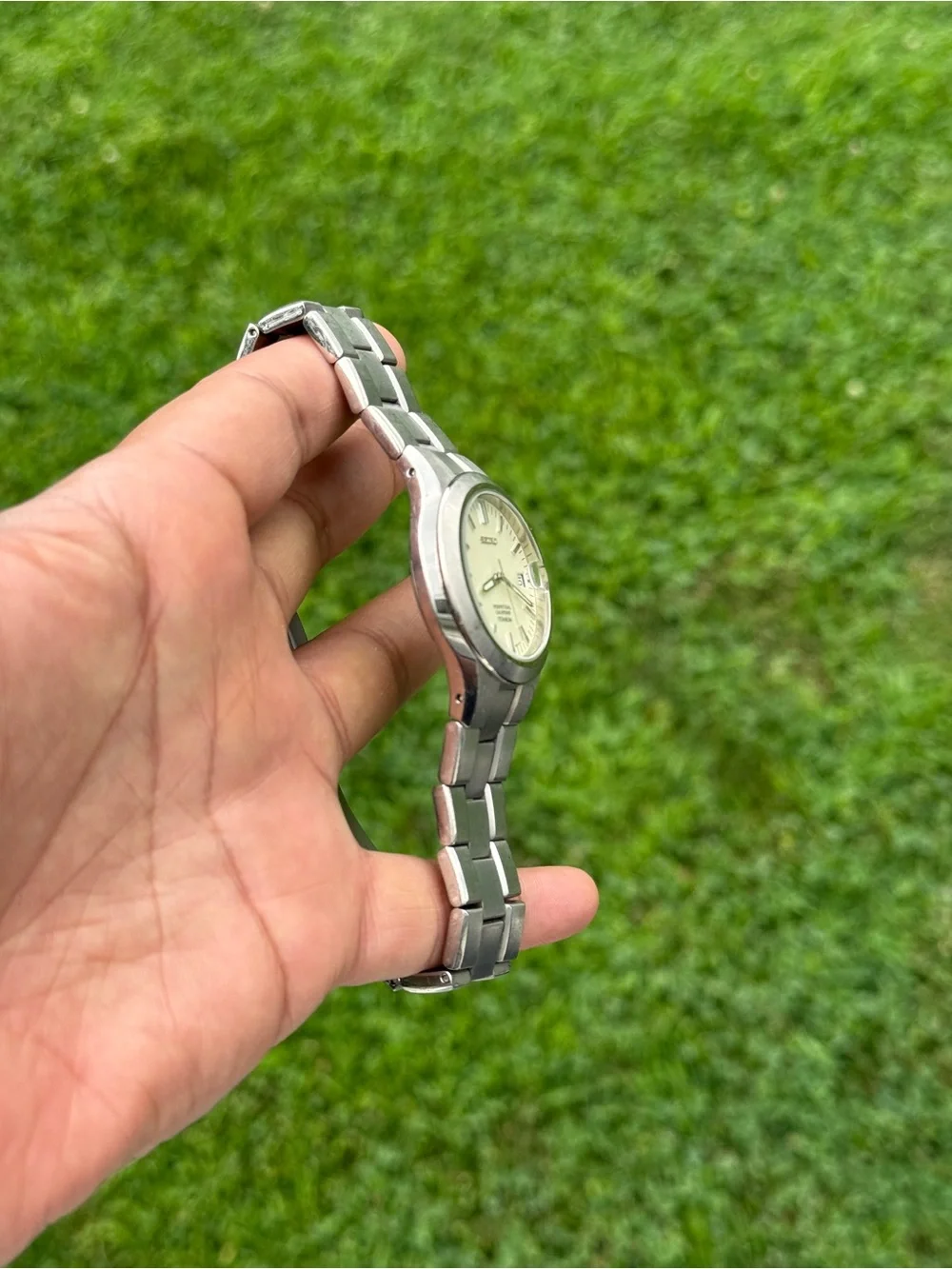 SEIKO Perpetual Calendar Titanium Date Men's 40mm watch